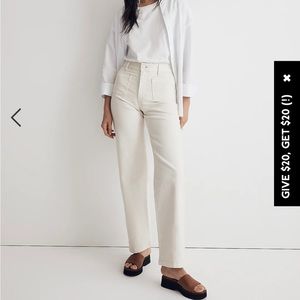 Madewell the perfect vintage wide-leg jean size 25